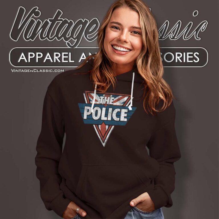 The Police Black Adult Hoodie The Police Black Adult Hoodie