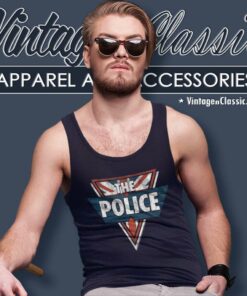 The Police Black Adult Shirt 4 The Police Black Adult Tank Top Racerback