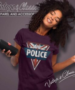 The Police Black Adult Shirt 6 The Police Black Adult Women TShirt