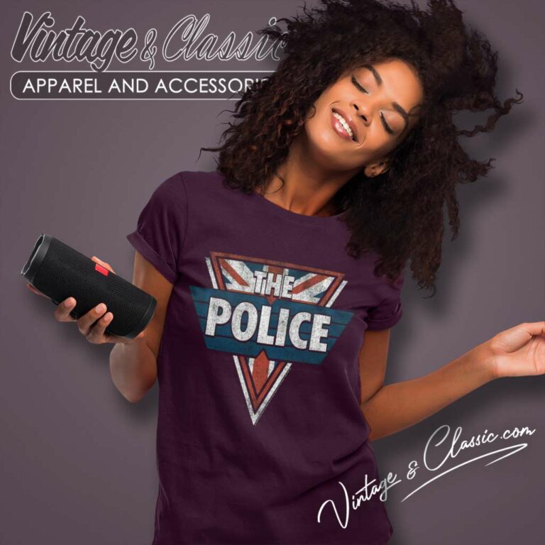 The Police Black Adult Women TShirt The Police Black Adult Women TShirt