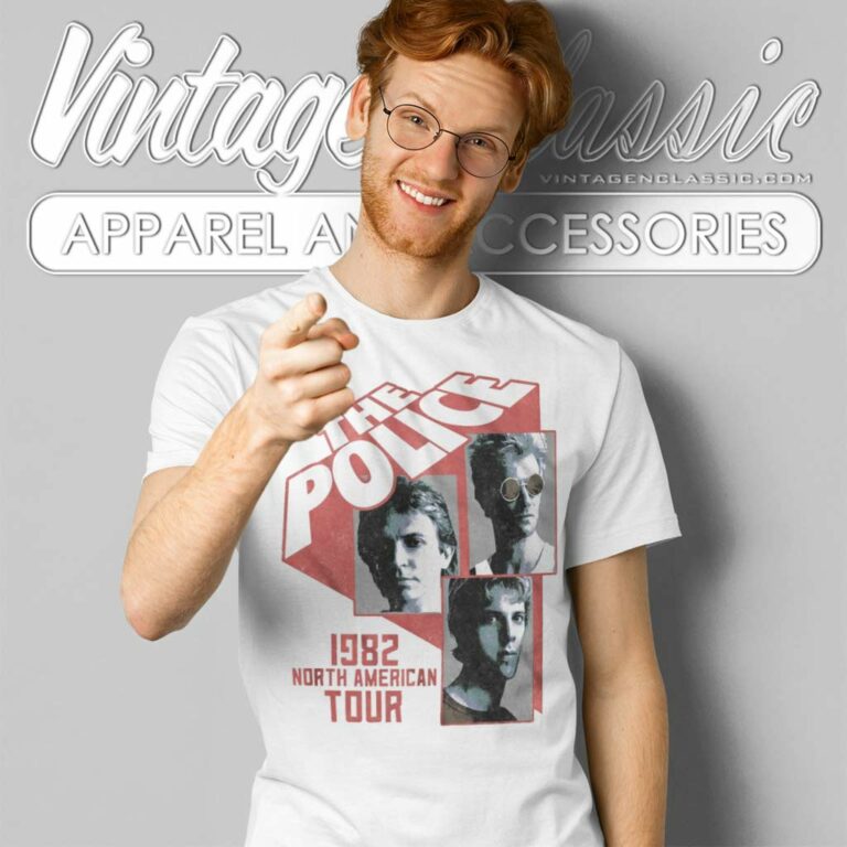 The Police Na Tour T Shirt The Police Na Tour T Shirt