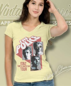 The Police Na Tour Shirt 6 The Police Na Tour V Neck TShirt
