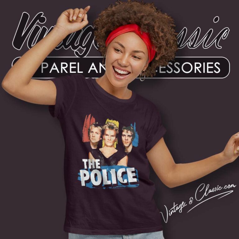 The Police Sting Greatest Album Women TShirt The Police Sting Greatest Album Women TShirt
