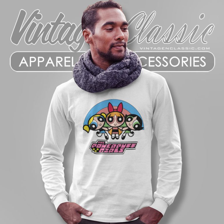 The Powerpuff Girls Anime Long Sleeve Tee The Powerpuff Girls Anime Long Sleeve Tee