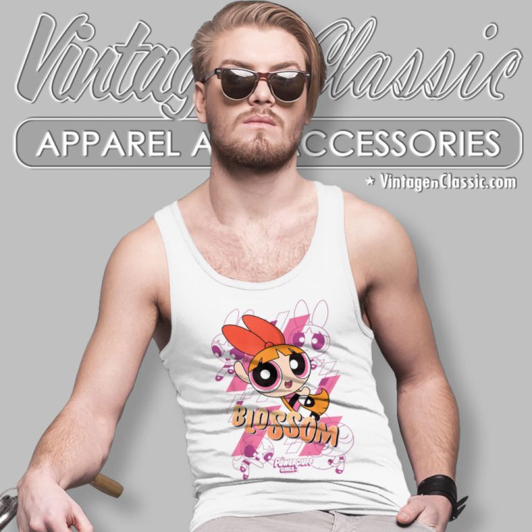 The Powerpuff Girls Blossom Tank Top Racerback The Powerpuff Girls Blossom Tank Top Racerback