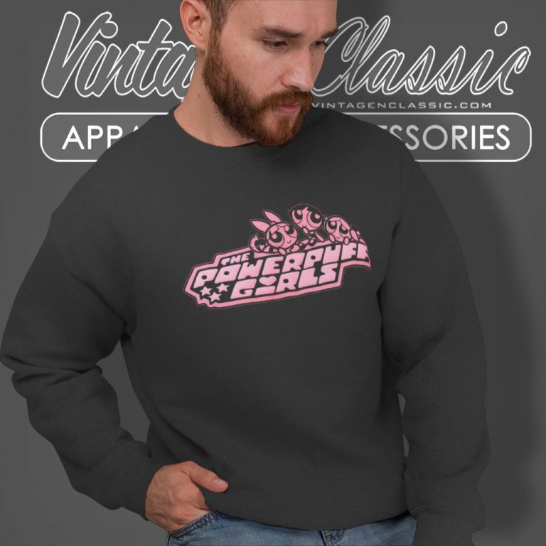 The Powerpuff Girls Logo Basic Sweatshirt The Powerpuff Girls Logo Basic Sweatshirt
