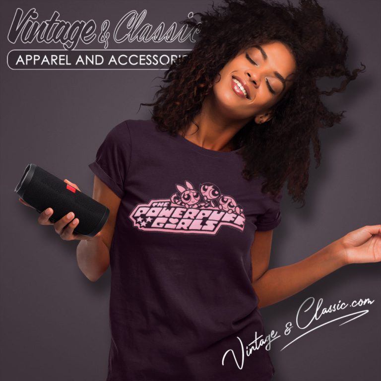 The Powerpuff Girls Logo Basic Women T Shirt The Powerpuff Girls Logo Basic Women T Shirt