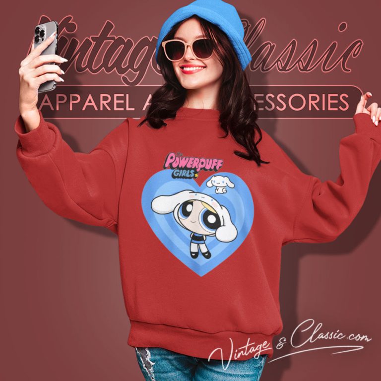 The Powerpuff Girls Shirt Bubbles Heart Sweatshirt The Powerpuff Girls Shirt Bubbles Heart Sweatshirt