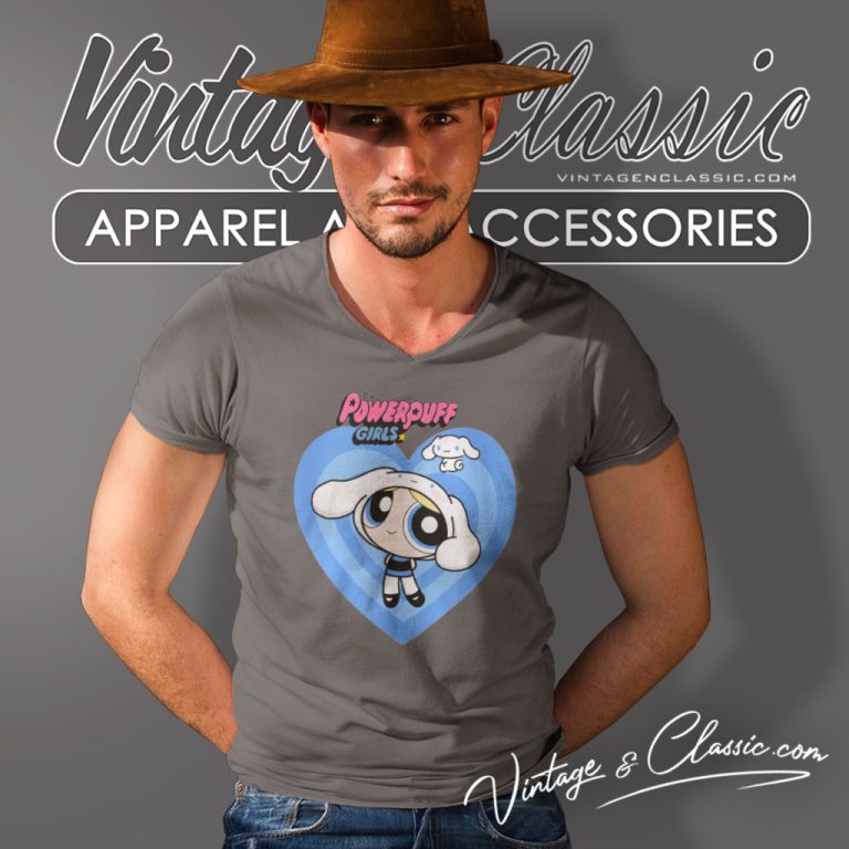 The Powerpuff Girls Shirt Bubbles Heart V Neck TShirt The Powerpuff Girls Shirt Bubbles Heart V Neck TShirt