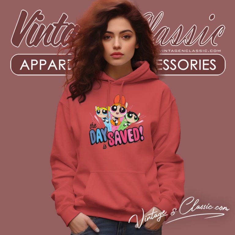 The Powerpuff Girls The Day Is Saved Hoodie The Powerpuff Girls The Day Is Saved Hoodie