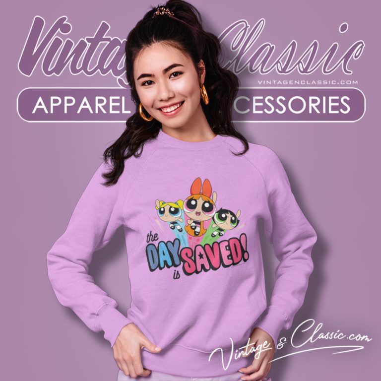The Powerpuff Girls The Day Is Saved Sweatshirt The Powerpuff Girls The Day Is Saved Sweatshirt