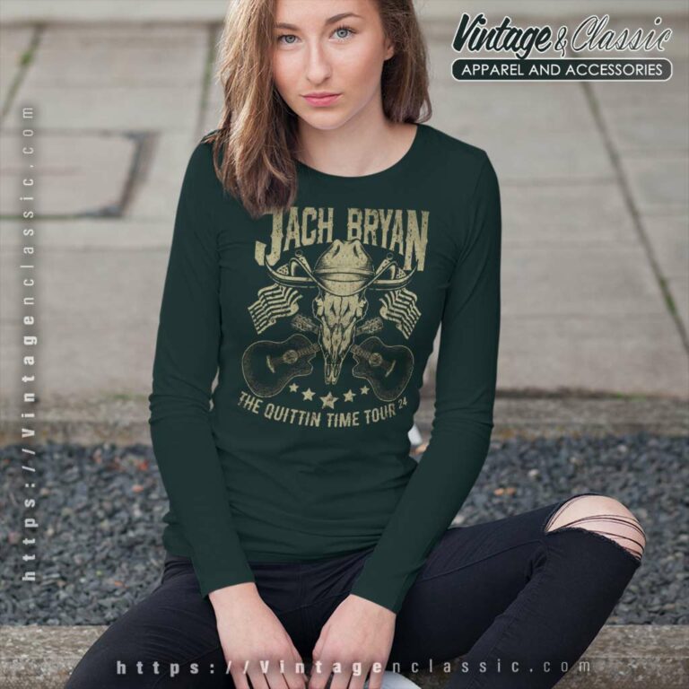 The Quittin Time Tour Shirt 2024 Zach Bryan Country Music Long Sleeve Tee The Quittin Time Tour Shirt 2024 Zach Bryan Country Music Long Sleeve Tee
