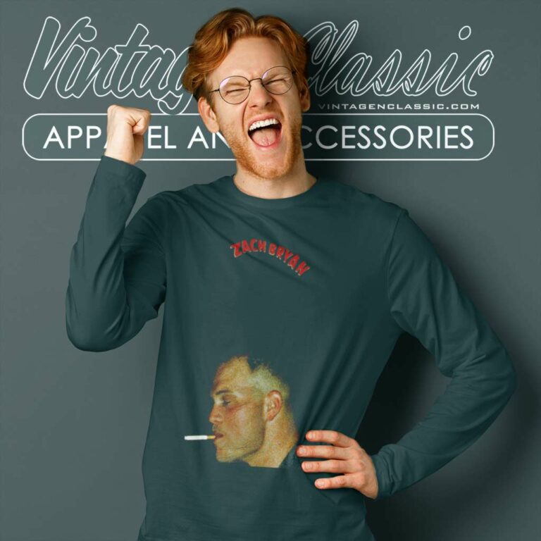 The Quittin Time Tour Shirt Zach Bryan Smokes A Cigarette Long Sleeve Tee The Quittin Time Tour Shirt Zach Bryan Smokes A Cigarette Long Sleeve Tee