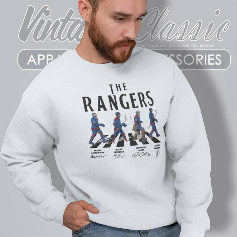 The Rangers Abbey Road Signatures Ice Hockey Tank Top Racerback The Rangers Abbey Road Signatures Ice Hockey Tank Top Racerback