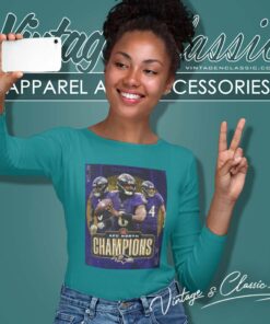 The Ravens Win Afc North Champions Long Sleeve Tee