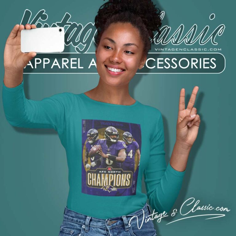 The Ravens Win Afc North Champions Long Sleeve Tee The Ravens Win Afc North Champions Long Sleeve Tee