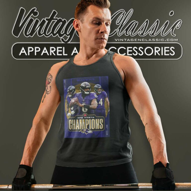 The Ravens Win Afc North Champions Tank Top Racerback The Ravens Win Afc North Champions Tank Top Racerback