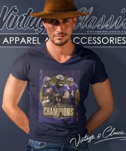 The Ravens Win Afc North Champions V Neck TShirt