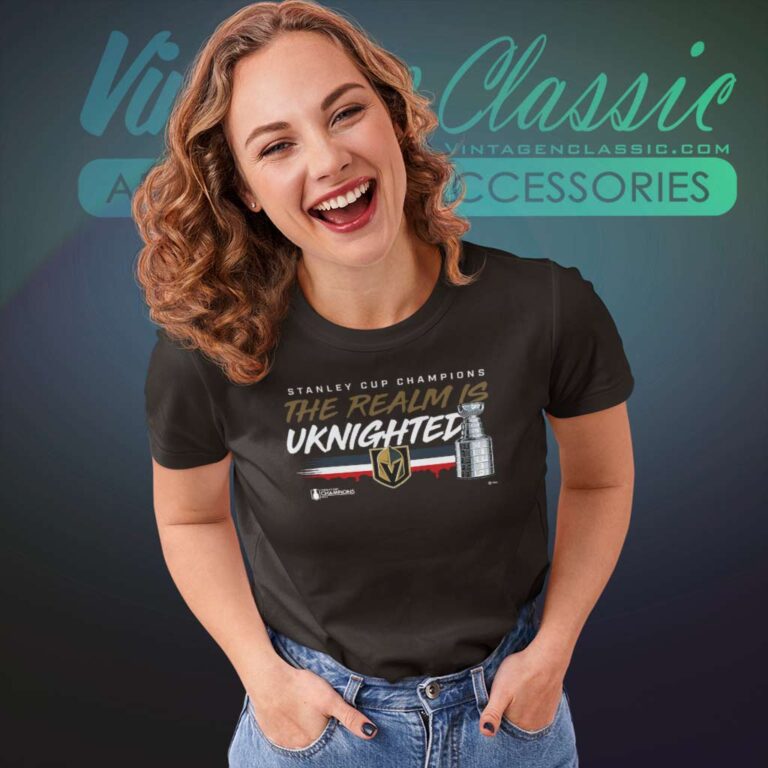 The Realm Is Unkighted Stanley Cup Champions 2023 Women TShirt The Realm Is Unkighted Stanley Cup Champions 2023 Women TShirt