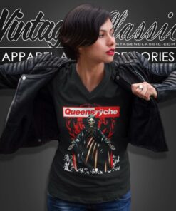 The Reaper Queensryche V Neck TShirt