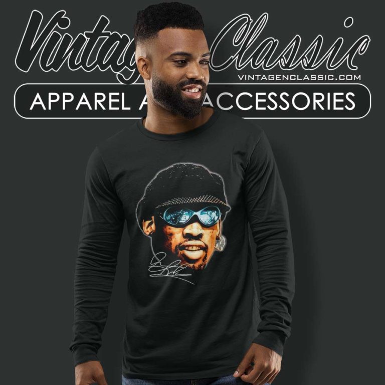 The Retired Worm Dennis Rodman Nba Long Sleeve Tee The Retired Worm Dennis Rodman Nba Long Sleeve Tee
