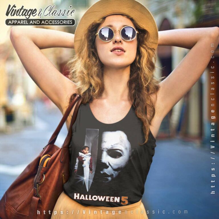 The Revenge Of Michael Myers Halloween Tank Top Racerback 1 The Revenge Of Michael Myers Halloween Tank Top Racerback 1