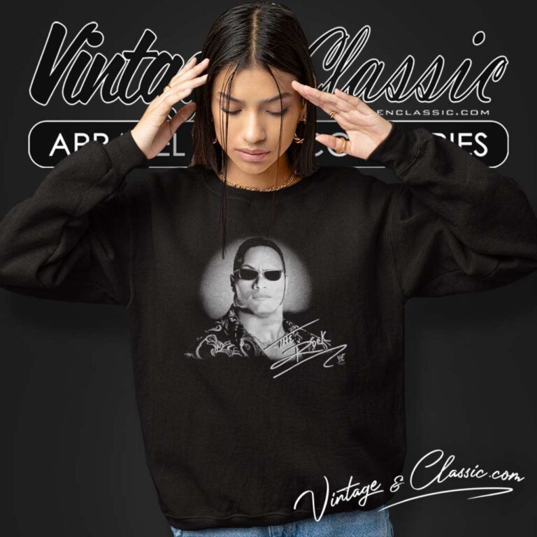 The Rock World Wrestling Federation Xl Dwayne Johnson Sweatshirt The Rock World Wrestling Federation Xl Dwayne Johnson Sweatshirt