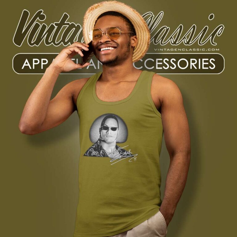 The Rock World Wrestling Federation Xl Dwayne Johnson Tank Top Racerback The Rock World Wrestling Federation Xl Dwayne Johnson Tank Top Racerback