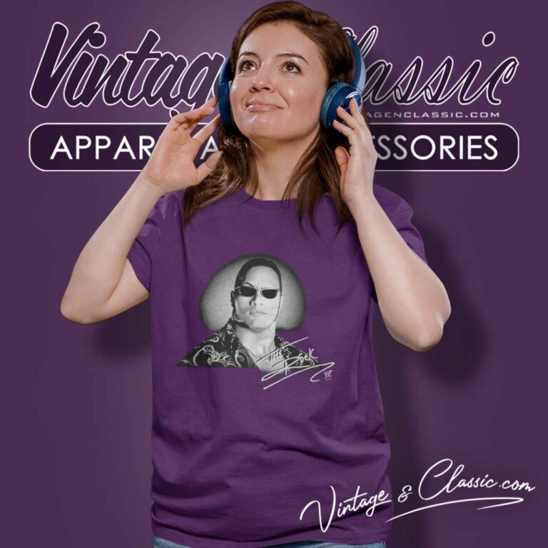 The Rock World Wrestling Federation Xl Dwayne Johnson Women TShirt The Rock World Wrestling Federation Xl Dwayne Johnson Women TShirt