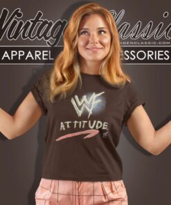 The Rock Wwf Attitude Wrestling Women TShirt