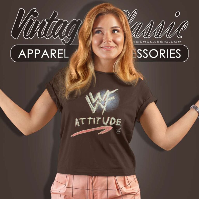 The Rock Wwf Attitude Wrestling Women TShirt The Rock Wwf Attitude Wrestling Women TShirt