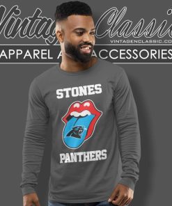 The Rolling Stone Carolina Panthers Lips Long Sleeve Tee