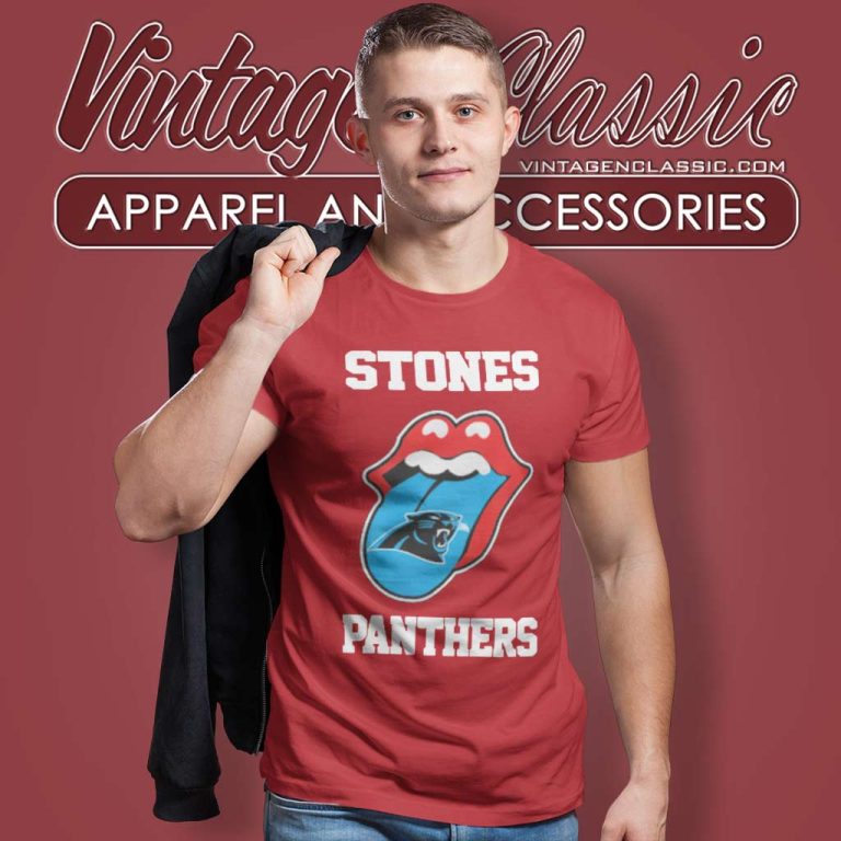 The Rolling Stone Carolina Panthers Lips T Shirt The Rolling Stone Carolina Panthers Lips T Shirt