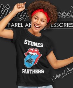 The Rolling Stone Carolina Panthers Lips Women TShirt