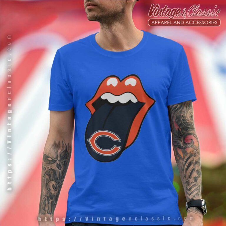 The Rolling Stone Chicago Bears Lips T Shirt The Rolling Stone Chicago Bears Lips T Shirt