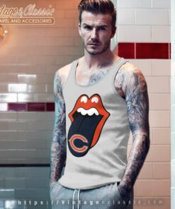 The Rolling Stone Chicago Bears Lips Tank Top Racerback