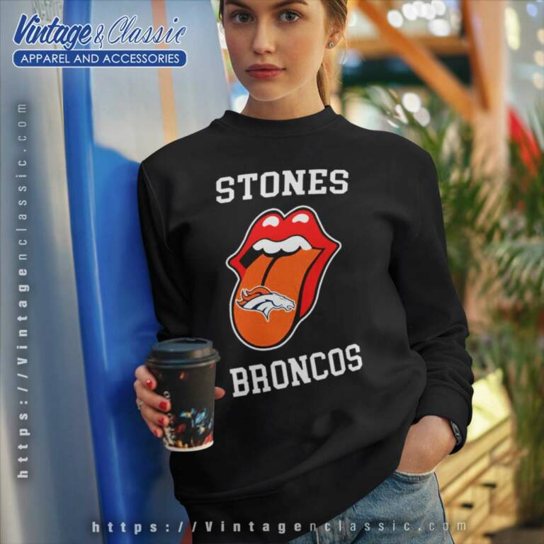 The Rolling Stone Denver Broncos Lips Sweatshirt The Rolling Stone Denver Broncos Lips Sweatshirt