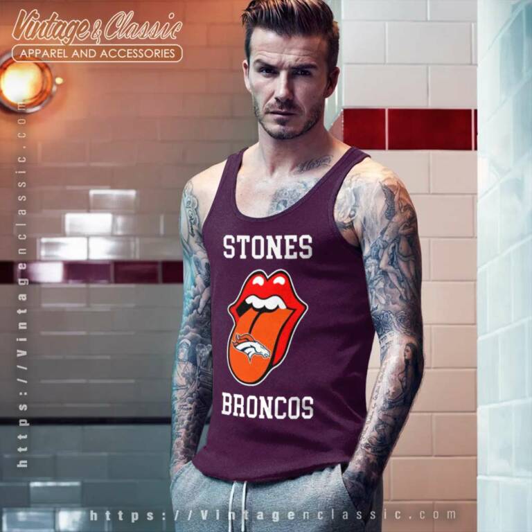 The Rolling Stone Denver Broncos Lips Tank Top Racerback The Rolling Stone Denver Broncos Lips Tank Top Racerback