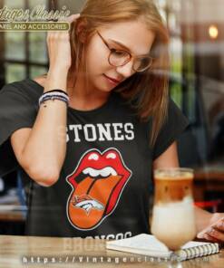 The Rolling Stone Denver Broncos Lips Women TShirt