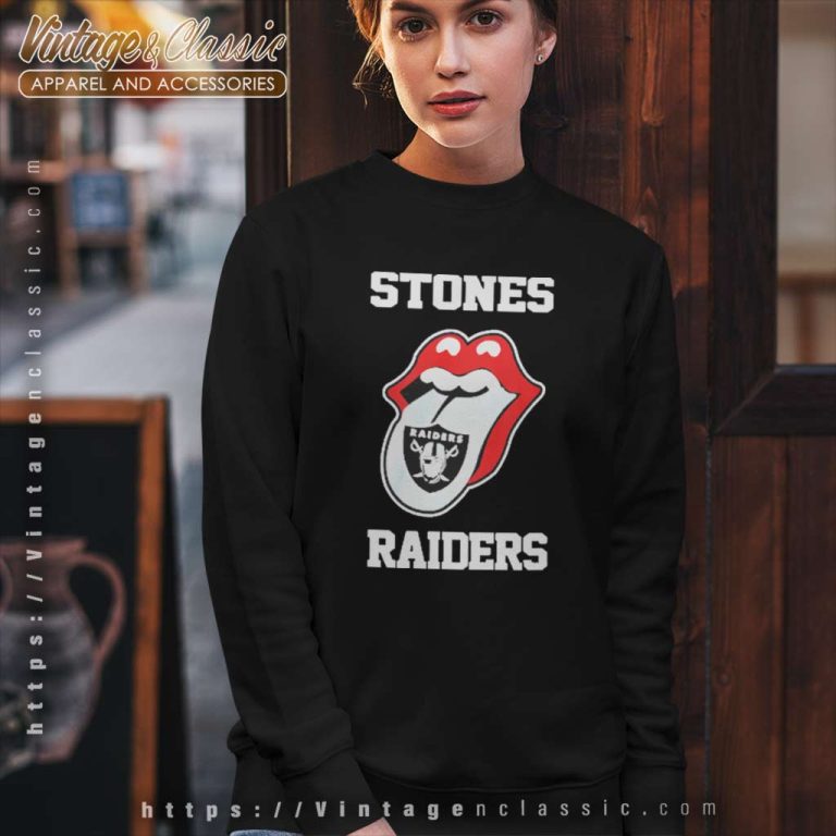 The Rolling Stone Las Vegas Raiders Lips Sweatshirt The Rolling Stone Las Vegas Raiders Lips Sweatshirt