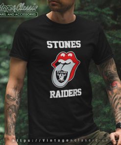 The Rolling Stone Las Vegas Raiders Lips T Shirt