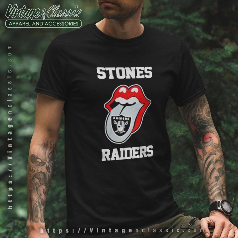The Rolling Stone Las Vegas Raiders Lips T Shirt The Rolling Stone Las Vegas Raiders Lips T Shirt