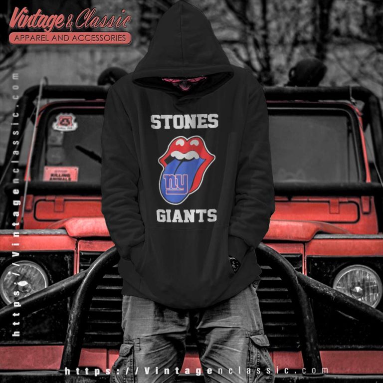 The Rolling Stone New York Giants Lips Hoodie The Rolling Stone New York Giants Lips Hoodie