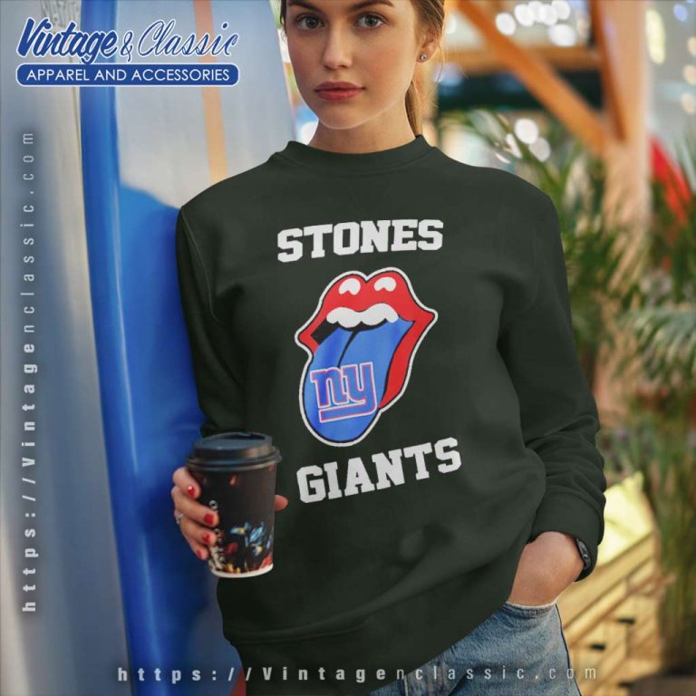 The Rolling Stone New York Giants Lips Sweatshirt The Rolling Stone New York Giants Lips Sweatshirt
