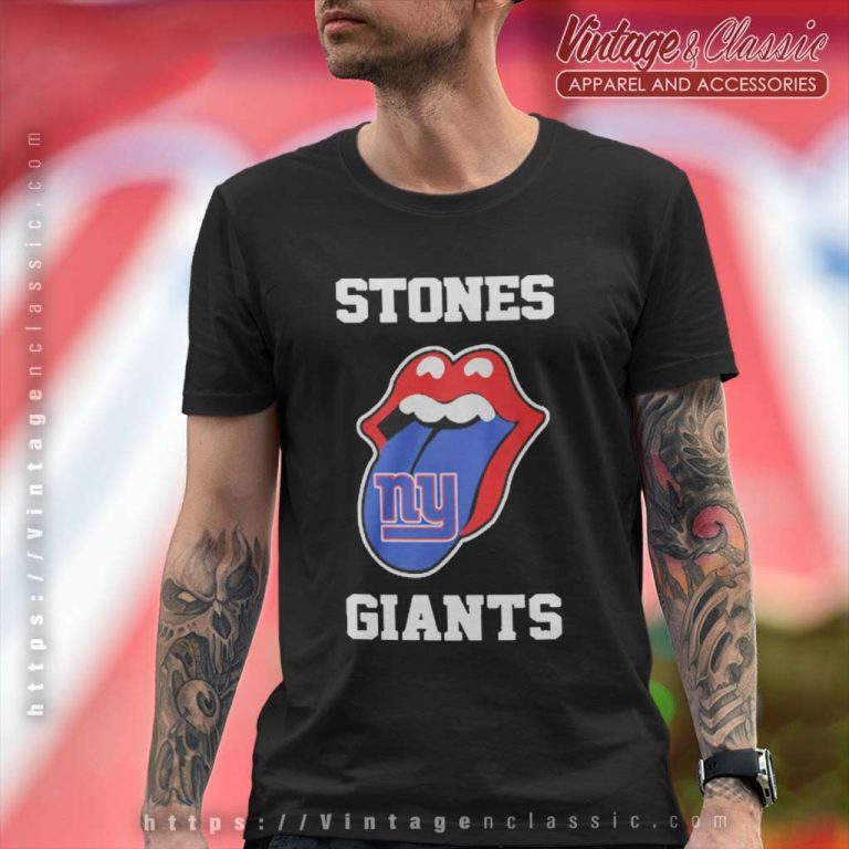 The Rolling Stone New York Giants Lips T Shirt The Rolling Stone New York Giants Lips T Shirt