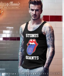 The Rolling Stone New York Giants Lips Tank Top Racerback