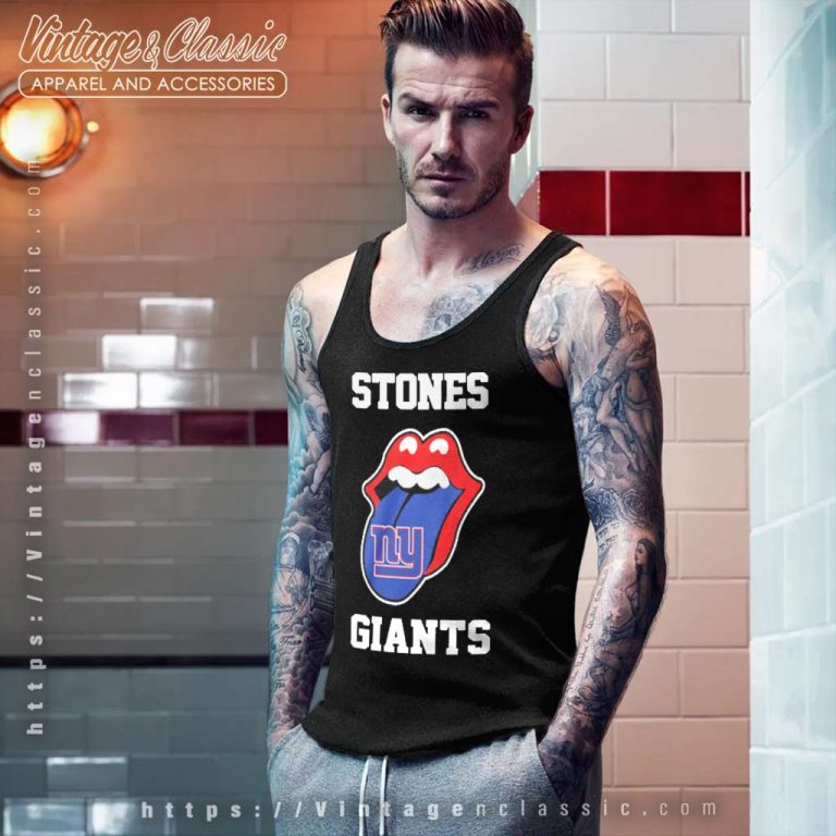 The Rolling Stone New York Giants Lips Tank Top Racerback The Rolling Stone New York Giants Lips Tank Top Racerback
