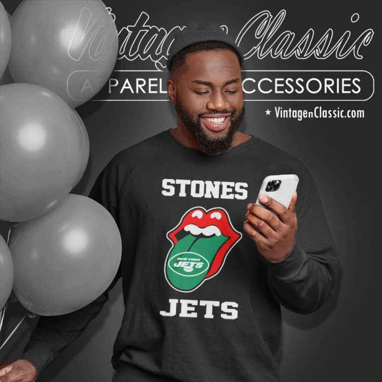 The Rolling Stone New York Jets Lips Sweatshirt The Rolling Stone New York Jets Lips Sweatshirt