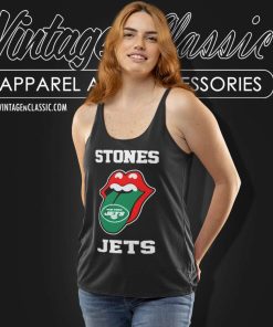 The Rolling Stone New York Jets Lips Tank Top Racerback