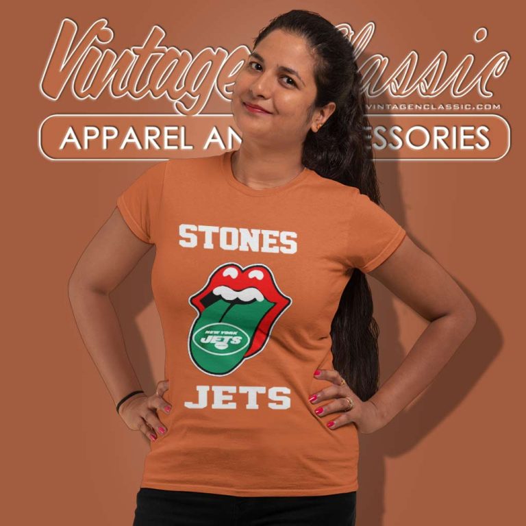 The Rolling Stone New York Jets Lips Women TShirt The Rolling Stone New York Jets Lips Women TShirt